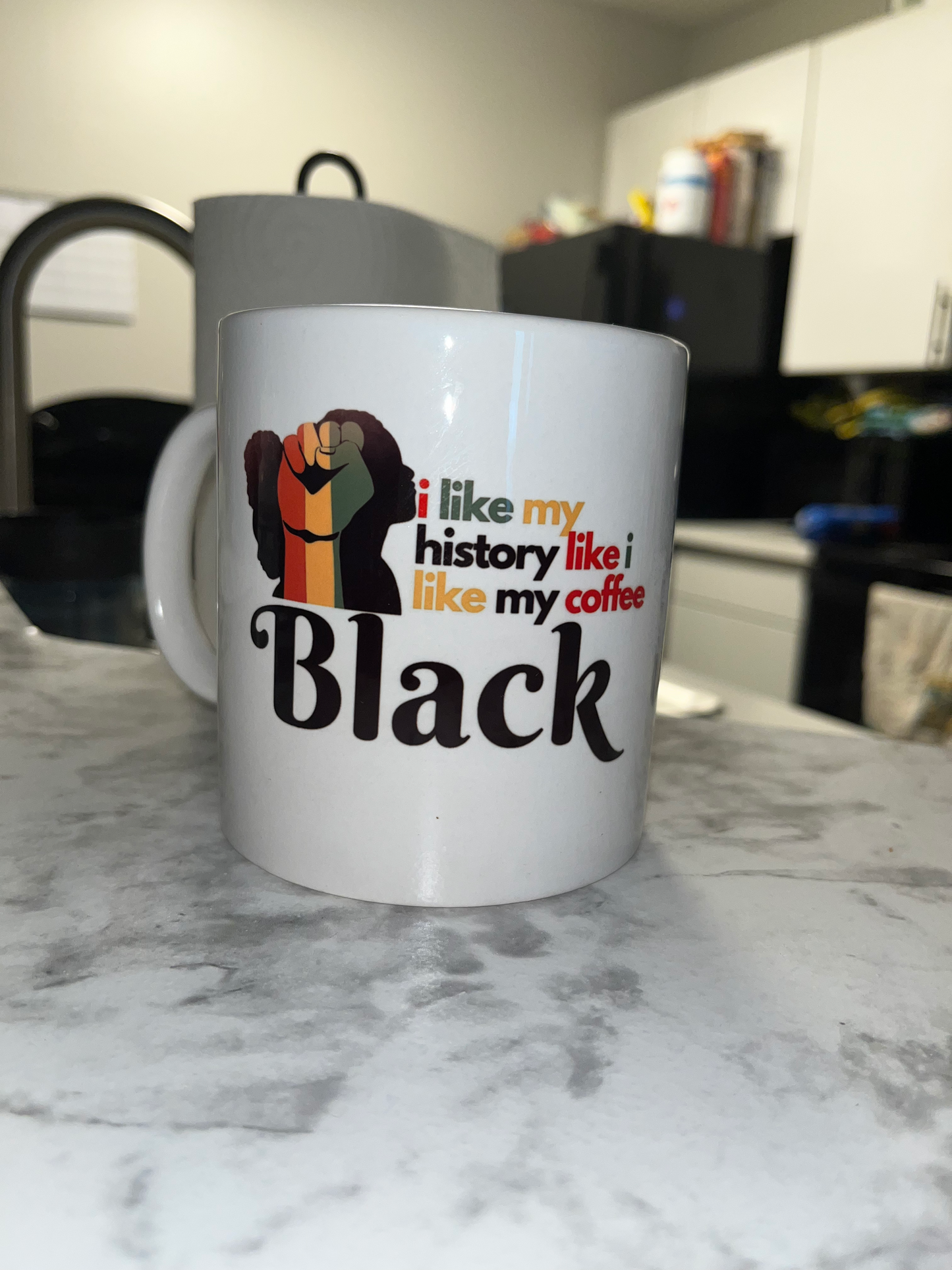 I Like My History Like I Like my Coffee Black MUG